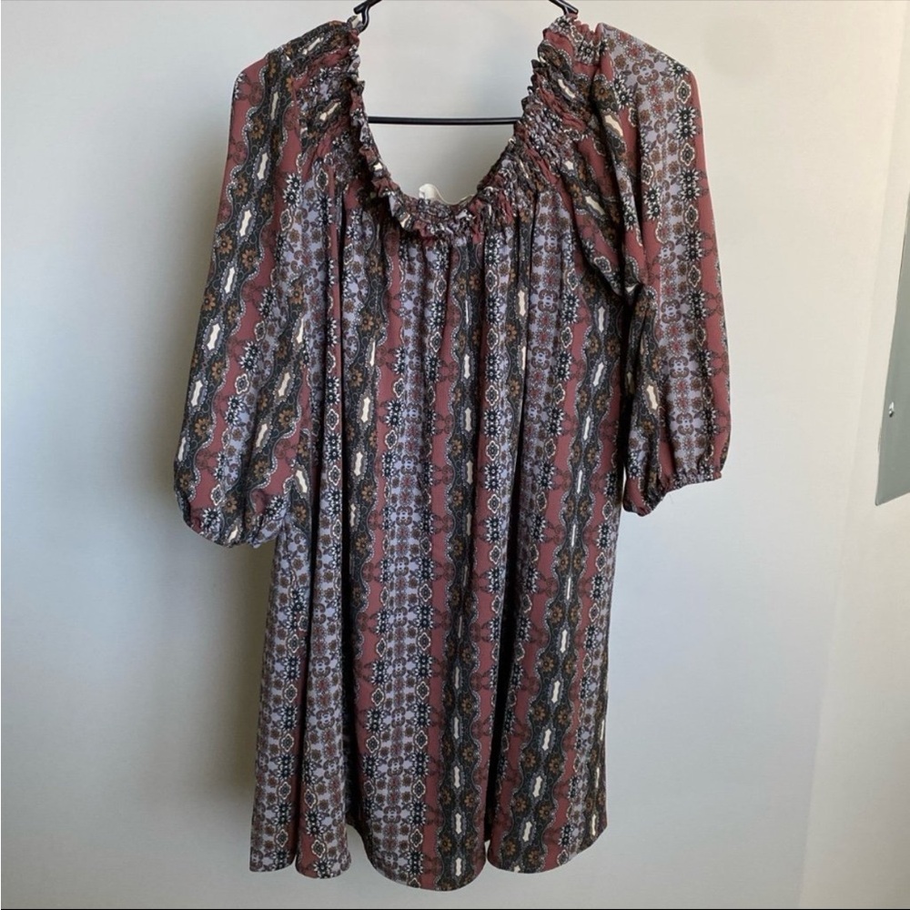 🔥 5/$25 Rokoko by Dazz Floral Dress Bohemian Boho Cottagecore Women’s Size L